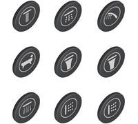 Grohe SmartControl ensemble de coussinets de boutons 14077XH0