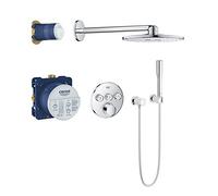 SmartControl douche Grohe SmartControl dissimulé 34709000 chromé , avec 3 vannes d'arrêt, rondes