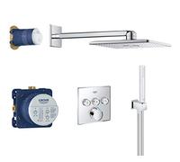 Grohe SmartControl système de douche de rinçage 34712000 chromé , avec des vannes d' arrêt 3, angulaires