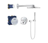Grohe SmartControl ensemble de douche encastré avec thermostat StarLight Chrome 34709000