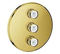 GROHE Vanne à 3 voies Grohtherm SmartControl 29122GL0 rosace ronde un lever de soleil frais