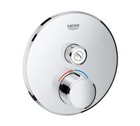 Grohe douche Smartcontrol 29144000 chromé , avec 1 robinet d’arrêt, chromé ronde