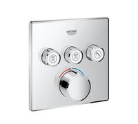 GROHE Douche Smartcontrol 29149000 avec 3 robinets d'arrêt chromé