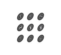 GROHE Caches de symboles SmartControl pour robinetterie encastrée – Granit