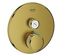 Grohe Smartcontrol set de finition 29118GN0 cool sunrise brossé, rond, thermostat 2000 , robinet d' 2000