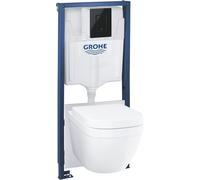 Grohe Solido kit cuvette avec abattant et châssis avec vortex 39941000