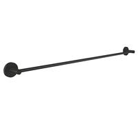 GROHE Start Barre Porte-serviettes 854 mm, Fixations Cachées, Métal, A Coller avec GROHE QuickGlue ou à Visser, Noir Mat, 411872430