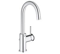 GROHE Start Classic, mitigeur lavabo haut, vidage à tirette, 16cm de haut | Bec haut pour plus de confort, cartouche céramique incluse, montage facile (chrome, 23783000)
