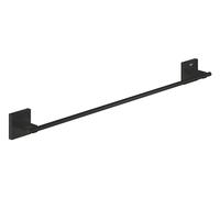 GROHE Start Cube Barre Porte-Serviettes 600 mm, Fixations Cachées, Métal, A Coller avec GROHE QuickGlue ou à Visser, Noir Mat, 410892430