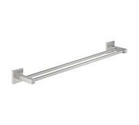 Grohe start Cube double porte-serviettes 41104DC0 Supersteel, 600 mm