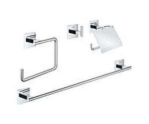 Grohe Start Cube ensemble de salle de bain 4 en 1 41115000 chrome, ensemble d'accessoires de salle de bain