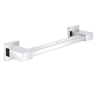 GROHE Start Cube, poignée de baignoire, appui pour entrer et sortir, 35cm | Poignée pour baignoire, construction robuste en métal, montage mural solide et facile, fixation invisible (chrome, 41094000)
