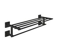 GROHE Porte-serviettes Start Cube Rack 600 mm – Métal noir mat, fixations cachées (410992430)