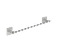 GROHE Start Cube Barre Porte-Serviettes 450mm, Fixations Cachées, Métal, A Coller avec GROHE QuickGlue ou à Visser, Supersteel, 40987DC0