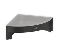 Grohe - Start Cube tablette d'angle porte-savon en métal, noir mat (G411062430)