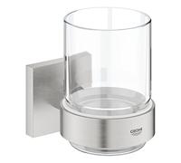 Grohe start Cube verre cristal avec Halter 41097DC0 Supersteel