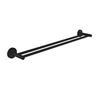 GROHE Porte-serviettes double Start 412032430 654 mm Noir mat