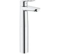 GROHE Robinet de salle de bains lavabo Start Loop, sans tirette, bonde clic clac incluse, robinet mousseur économique d'eau, installation facile, taille XL, chromé, 23781000 (Import Allemagne)
