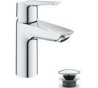 Grohe QuickFix Start taille S mitigeur lavabo 23551002 avec bonde, position médiane froid, chromé