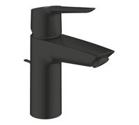 Mitigeur monocommande lavabo - GROHE Start - 242092432 - Noir mat - Taille S - Economie d'eau - Tirette et vidage