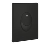 GROHE Plaque de déclenchement Start 389642430 – double touche, économie d'eau, noir mat