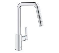 Grohe Start robinet de cuisine 30631000 chromé , bec haut, douchette extractible à double rinçage