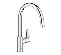 Grohe Start Edge Mitigeur de cuisine, extractible, pivotant, 30550000,
