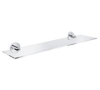GROHE Tablette en verre Start 41202000 - 53 cm, chromé, fixations cachées
