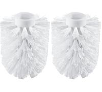 GROHE Start Tête de Brosse WC de Rechange, Convient aux brosses Start, Start Cosmopolitan et Start Cube, Blanc, 41201L00 (Lot de 2)