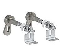 Grohe Support de montage Rapid SL 38733000 avec support mural et matériel de fixation, 2 pièces