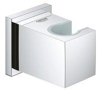GROHE Euphoria Cube, Support Mural pour Pommeau de Douche, Non orientable, Brillance Longue Durée, Chromé, 27693000 (Import Allemagne),