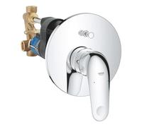 GROHE Swift 24336001 Mitigeur monocommande pour baignoire/douche encastré (avec corps dissimulé, levier en métal, cartouche céramique de 46 mm, inverseur automatique : bain/douche) Chromé