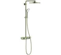 Grohe système de douche 26507EN0 nickel brossé, avec thermostat en Grohe douche pivotant de 45 cm