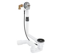 GROHE Talentofill, Bonde de baignoire, Système Remplissage, Vidage et Trop-Plein pour Baignoire (avec Siphon et Coude 45°, Sans Set de Finition), Noir Mat, 289902430