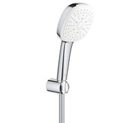 Grohe Tempesta 110 Cube Douchette à main - Ø11cm - 3 jets - non réglable - 150cm - Chrome 27588003