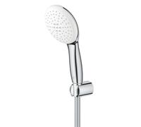 Grohe Tempesta 110 Support pommeau de douche - Ø11cm - 2 jets - 5.6l/min - non-réglable - 150cm - chrome 2780330e