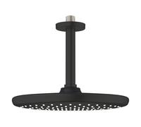Grohe Grohe Set de douche de tête Tempesta 250 26669 DA 142 mm 1 jet 9,5 l/min noir mat Quantité:1