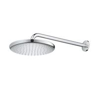 GROHE Tempesta 250 Hoofddouche - 25cm - 1 straalsoort - wandarm 38cm - chroom/wit 26668000