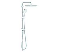 Grohe Tempesta 250 système de douche Cube 26977001 avec inverseur pour montage mural, chromé