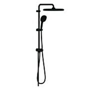 Grohe Tempesta 250 système de douche Cube 269772431 avec inverseur pour montage mural, noir mat
