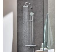 GROHE Ensemble de douche mural New Tempesta avec thermostat StarLight Chrome 27922000