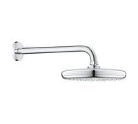 Grohe Pomme de douche Tempesta 210 286 mm, rÃ©gulateur de dÃ©bit GROHE EcoJoy - 26412000
