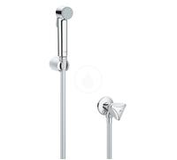 GROHE Douchette à main Tempesta-F Trigger Spray 30 avec support & robinet d'arrêt 1250 mm chromé