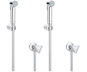 GROHE Tempesta-F Trigger Spray 30 Set de Douche avec robinet d’arrêt, Chrome, 27514001 (Lot de 2)