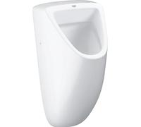 GROHE urinoir suspendu et autoportant Bau ceramic, 87,7x35,5x33,7cm, installation rapide, volume de chasse 1 L, porcelaine vitrifiée, finition blanc alpin, 39438000 (Import Allemagne)