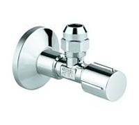 Grohe Robinet d'équerre avec rosace et poignée en métal, 22037000,