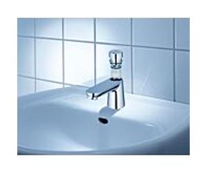 Grohe Valve de colonne chromé fermeture chromé Euroeco chromé 36265000 chromé , marque bleue / rouge