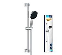 GROHE Ensemble de barres de douche Vitalio Comfort 110 26398001 - 2 types de jets (RAIN, JET) chromé