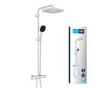 Grohe Vitalio Comfort 250 système de douche 26696001 avec mitigeur thermostatique pour montage mural chromé