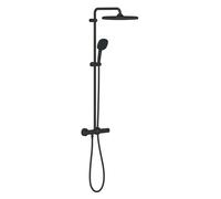 Grohe Vitalio Comfort ensemble de douche mural avec thermostat oui noir 266962431